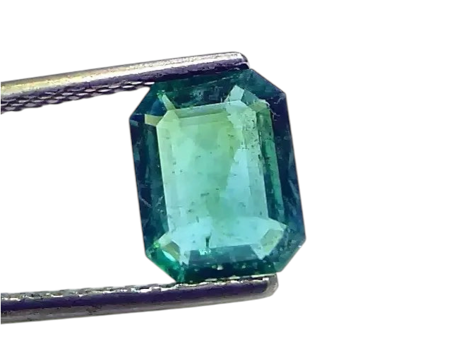 1.98 Ct GII Certified Untreated Natural Zambian Emerald Gemstone AAA - Venus Gems