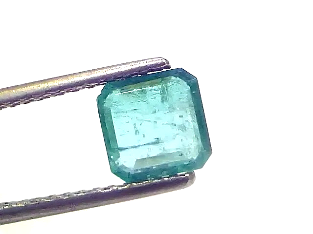 1.40 Ct Certified Untreated Natural Zambian Emerald Gemstone Panna - Venus Gems