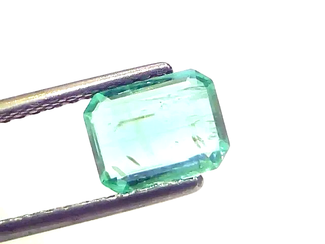 1.54 Ct Certified Untreated Natural Zambian Emerald Gemstone Panna - Venus Gems