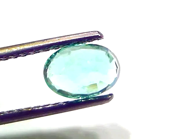 1.56 Ct GII Certified Untreated Natural Colombian Emerald Gemstone AAA - Venus Gems