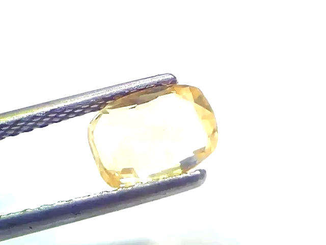1.93 Ct Certified Unheated Untreated Natural Ceylon Yellow Sapphire - Venus Gems