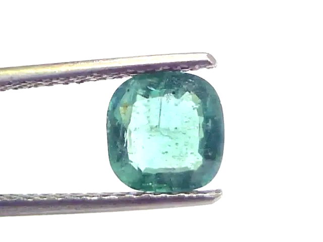 1.54 Ct Untreated Natural Zambian Emerald Gemstone Panna Gems - Venus Gems