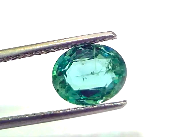 1.95 Ct GII Certified Untreated Natural Zambian Emerald Gemstone AAA - Venus Gems