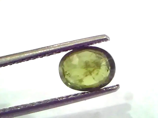 1.80 Carat Unheated Untreated Natural Srilankan Green Sapphire - Venus Gems