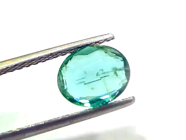 1.95 Ct GII Certified Untreated Natural Zambian Emerald Gemstone AAA - Venus Gems