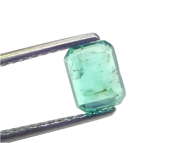 1.39 Ct Certified Untreated Natural Zambian Emerald Gemstone Panna - Venus Gems