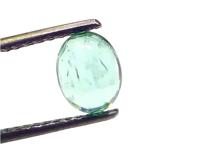 1.42 Ct GII Certified Untreated Natural Colombian Emerald Gemstone AAA - Venus Gems