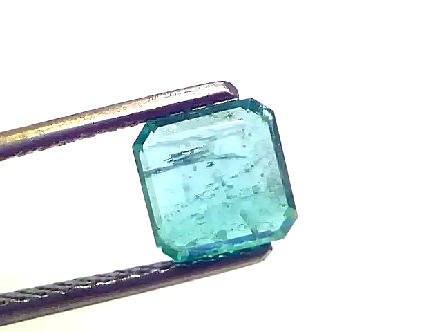 1.40 Ct Certified Untreated Natural Zambian Emerald Gemstone Panna - Venus Gems