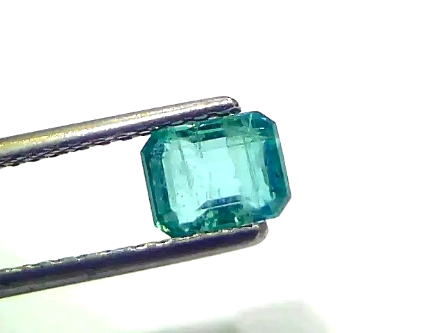 1.43 Ct Certified Untreated Natural Zambian Emerald Gemstone Panna - Venus Gems