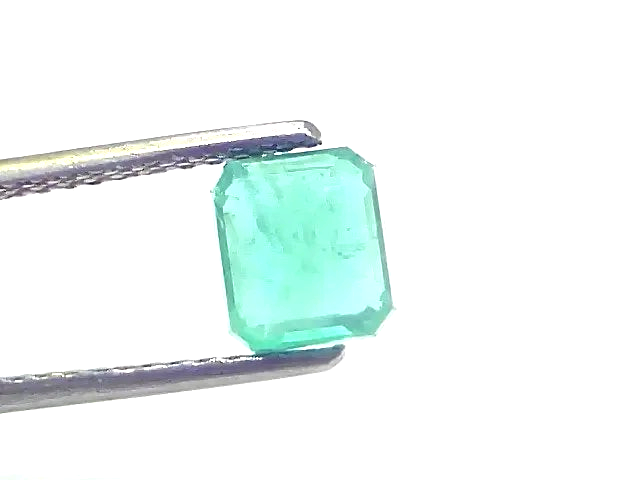 1.70 Ct GII Certified Untreated Natural Zambian Emerald Gemstone - Venus Gems