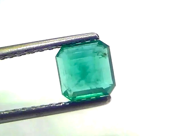 1.41 Ct Certified Untreated Natural Zambian Emerald Gemstone Panna - Venus Gems