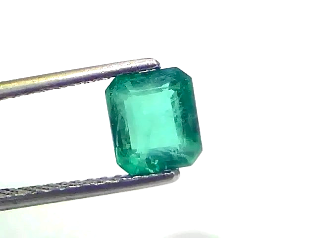 1.70 Ct GII Certified Untreated Natural Zambian Emerald Gemstone - Venus Gems