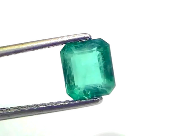 1.70 Ct GII Certified Untreated Natural Zambian Emerald Gemstone - Venus Gems
