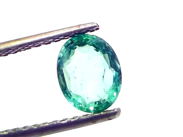 1.42 Ct GII Certified Untreated Natural Colombian Emerald Gemstone AAA - Venus Gems