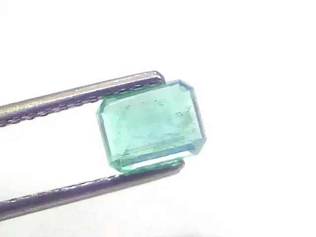 1.36 Ct Certified Untreated Natural Zambian Emerald Gemstone Panna - Venus Gems