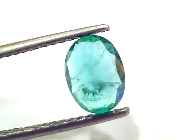 1.61 Ct GII Certified Untreated Natural Zambian Emerald Gemstone AAA - Venus Gems