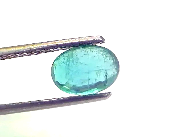 1.63 Ct GII Certified Untreated Natural Zambian Emerald Gemstone - Venus Gems