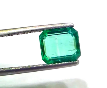 1.70 Ct Untreated Natural Zambian Emerald Gemstone Panna Gems AAAAA - Venus Gems