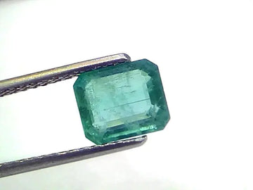 2.00 Ct GII Certified Untreated Natural Zambian Emerald Gemstone
