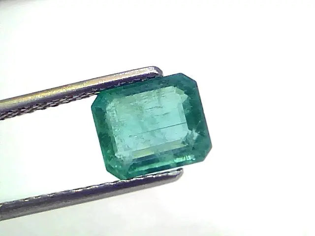 2.00 Ct GII Certified Untreated Natural Zambian Emerald Gemstone