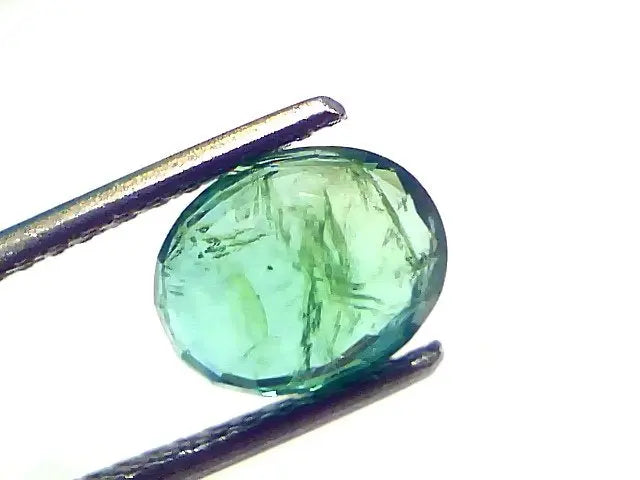 2.00 Ct Certified Untreated Natural Zambian Emerald Gemstones