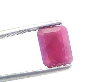1.99 Ct Certified Unheated Untreated Natural New Burma Ruby - Venus Gems