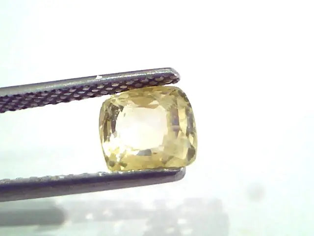 2.02 Ct Unheated Untreated Natural Ceylon Yellow Sapphire Pukhraj