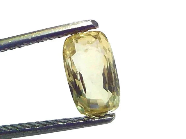 2.01 Ct Certified Unheated Untreated Natural Ceylon Yellow Sapphire Gems - Venus Gems