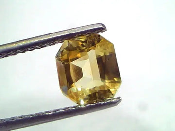 2.00 Ct Unheated Untreated Natural Ceylon Yellow Sapphire Pukhraj AAA