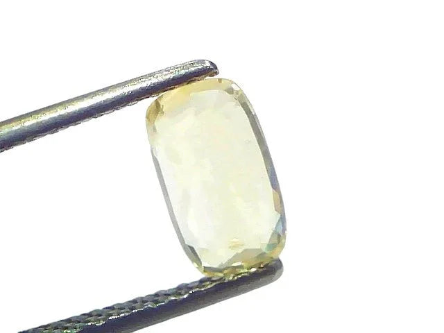 2.01 Ct Certified Unheated Untreated Natural Ceylon Yellow Sapphire Gems - Venus Gems