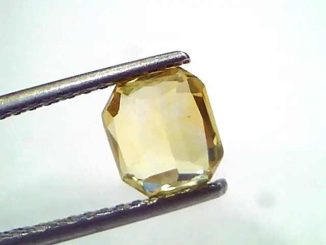 2.00 Ct Unheated Untreated Natural Ceylon Yellow Sapphire Pukhraj AAA