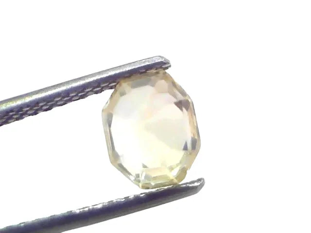 2.01 Ct Certified Unheated Untreated Natural Ceylon Yellow Sapphire - Venus Gems