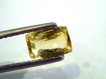 1.98 Ct Unheated Untreated Natural Ceylon Yellow Sapphire AAAAA