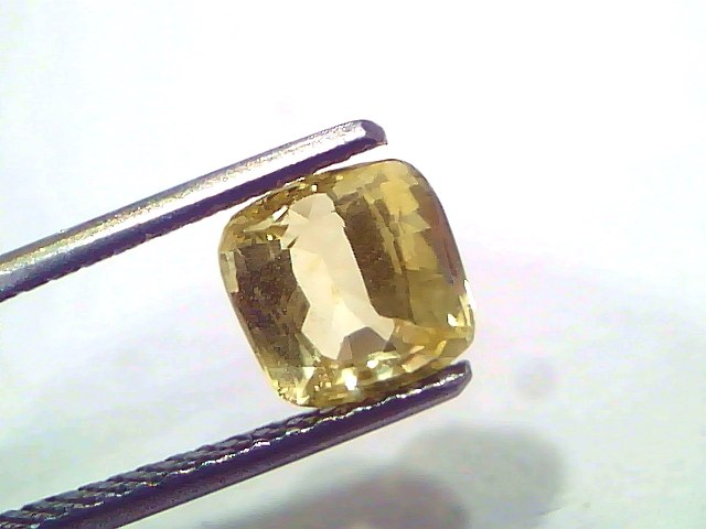 2.00 Ct Certified Unheated Natural Ceylon Yellow Sapphire Pukhraj – 2.19 Ratti