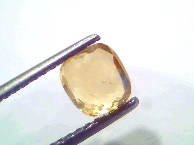 2.00 Ct Certified Unheated Natural Ceylon Yellow Sapphire Pukhraj – 2.19 Ratti