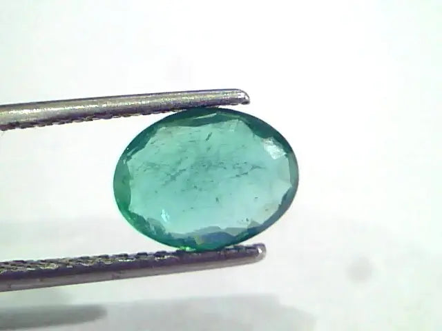 2.01 Ct Untreated Natural Zambian Emerald Gemstone Panna AAA