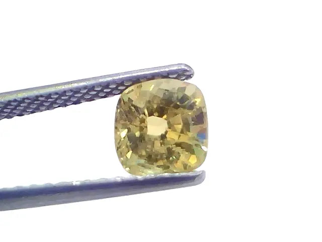 2.01 Ct GII Certified Unheated Untreated Natural Ceylon Yellow Sapphire