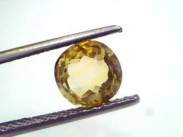 2.02 Ct Unheated Untreated Natural Ceylon Yellow Sapphire Gems