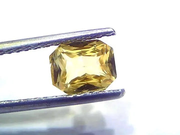 2.01 Ct GII Certified Unheated Untreated Natural Ceylon Yellow Sapphire AAA