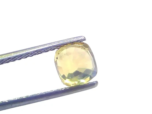 2.01 Ct GII Certified Unheated Untreated Natural Ceylon Yellow Sapphire