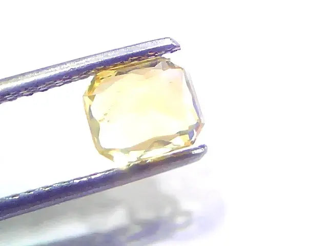 2.01 Ct GII Certified Unheated Untreated Natural Ceylon Yellow Sapphire AA