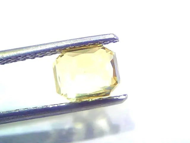 2.01 Ct GII Certified Unheated Untreated Natural Ceylon Yellow Sapphire AAA