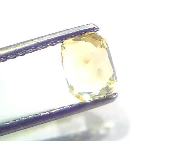 2.01 Ct GII Certified Unheated Untreated Natural Ceylon Yellow Sapphire AA++