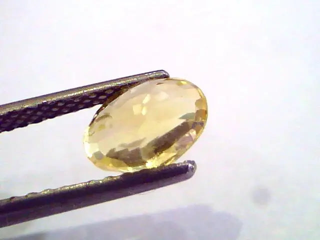 2.00 Ct Unheated Untreated Natural Ceylon Yellow Sapphire AAA