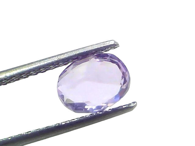 2.06 Ct Certified Unheated Natural Ceylon Purplish Sapphire Khuni Neelam