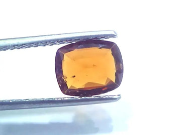 2.04 Ct Untreated Natural Ceylon Gomedh/Hessonite Gemstone