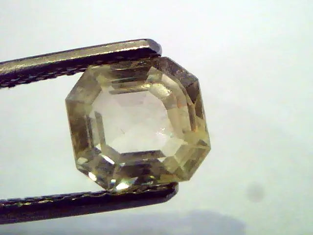 2.02 Ct Unheated Untreated Natural Ceylon Yellow Sapphire/Pukhraj
