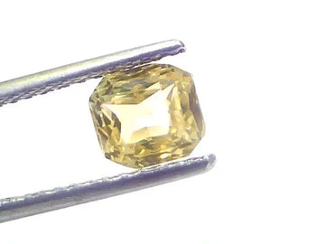 2.02 Ct GII Certified Unheated Untreated Natural Ceylon Yellow Sapphire AA