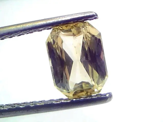 2.02 Ct IGI Certified Unheated Untreated Natural Ceylon Yellow Sapphire