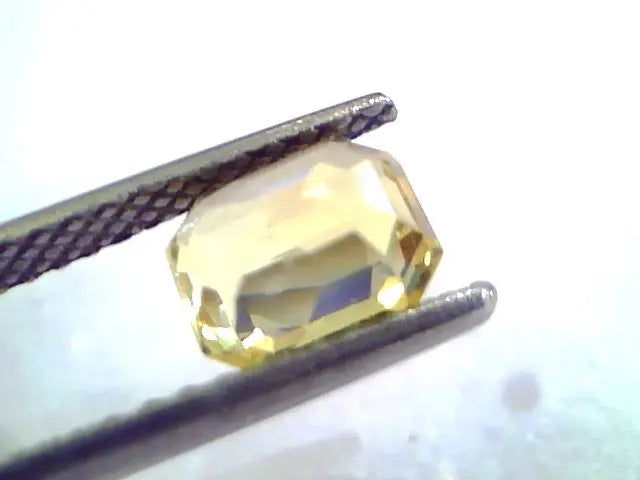 2.01 Ct Unheated Untreated Natural Ceylon Yellow Sapphire/Pukhraj